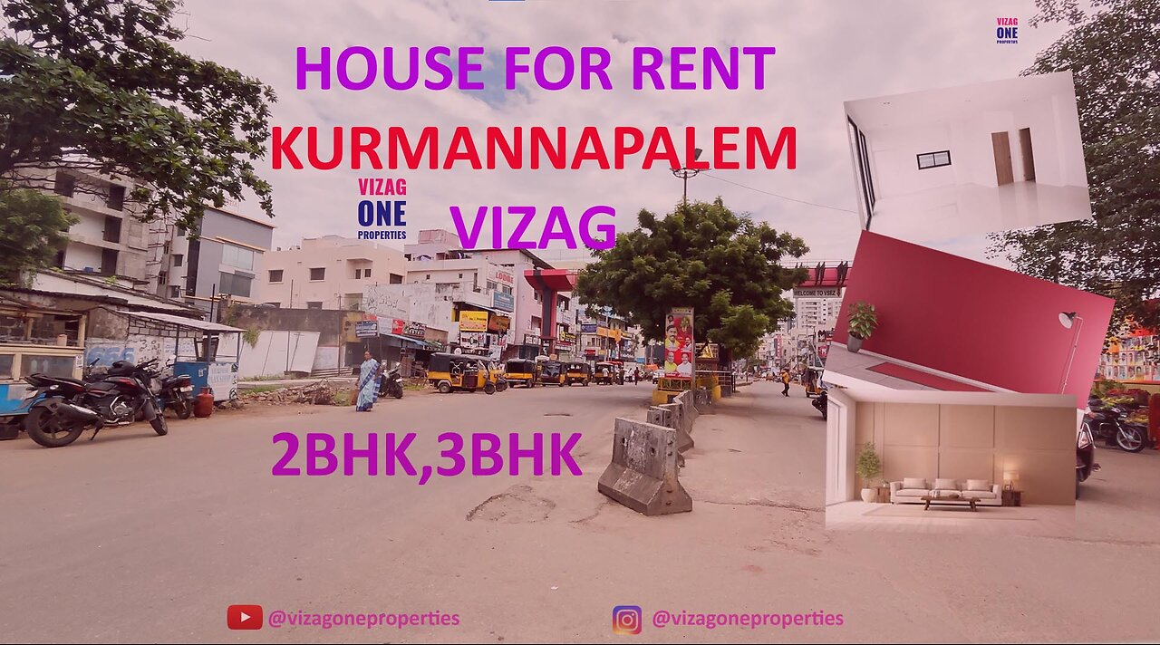 House for Rent Kurmannapalem | Vizag Flat for Rent visakhapatnam | 2BHK 3BHK