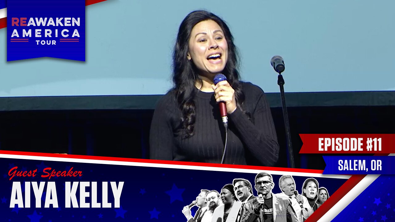 Aiya Kelly | Singing of God Bless America | ReAwaken America Tour Oregon