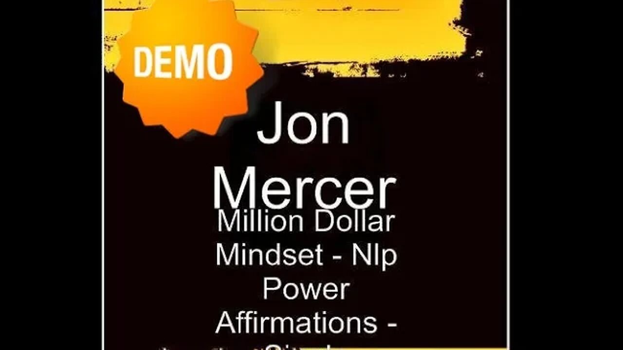 NLP Power Affirmations - Million Dollar Mindset DEMO