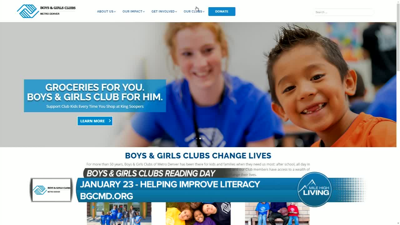 Boys & Girls Club - Literacy Campaign