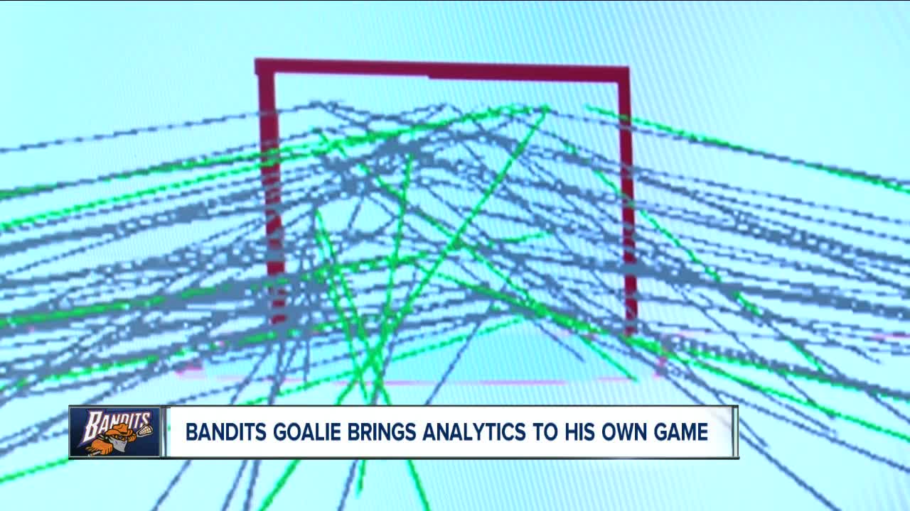 Bandits goalie uses analytics to elevate his own game