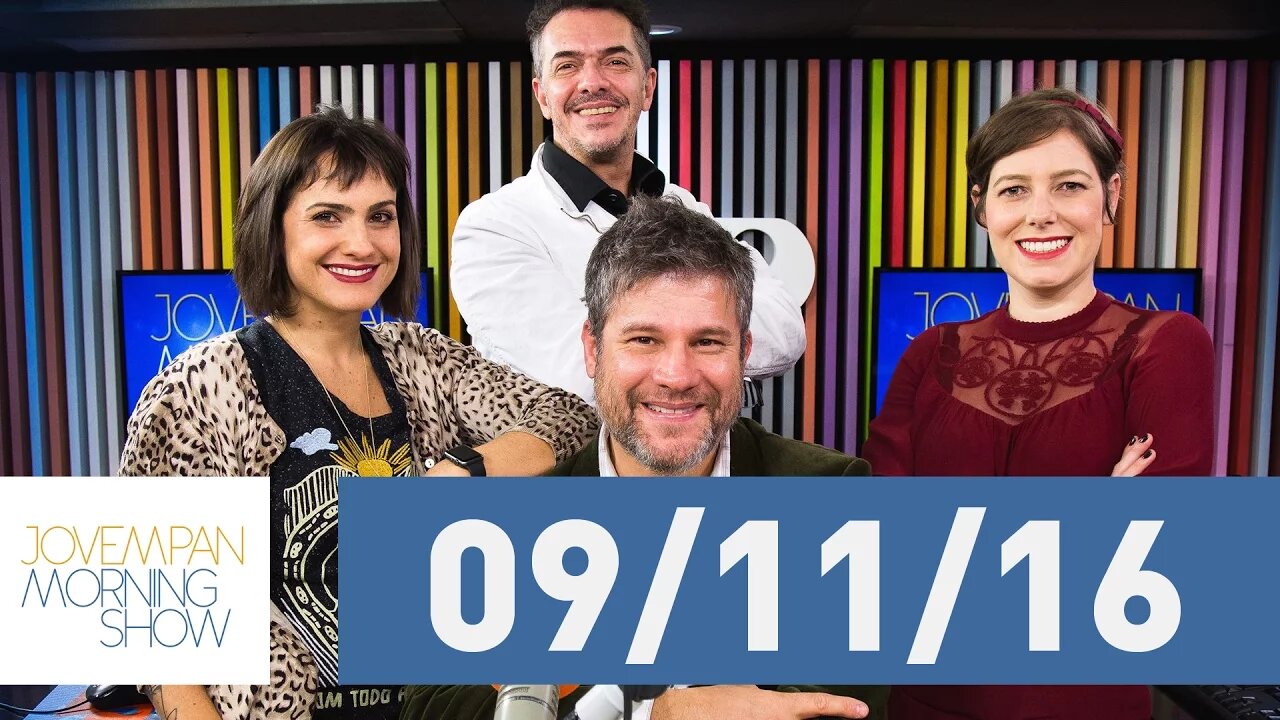 Morning Show - edição completa - 09/11/16