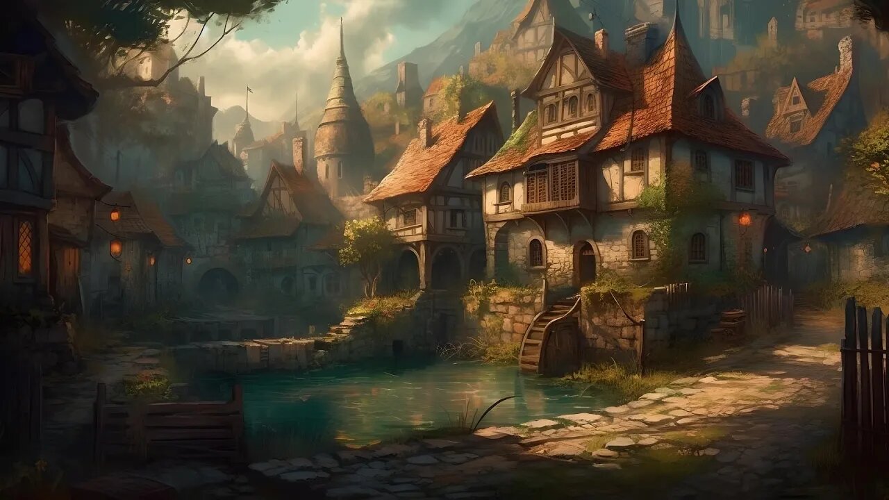 Medieval Fantasy Music – Old Squire Village | Celtic, Folk