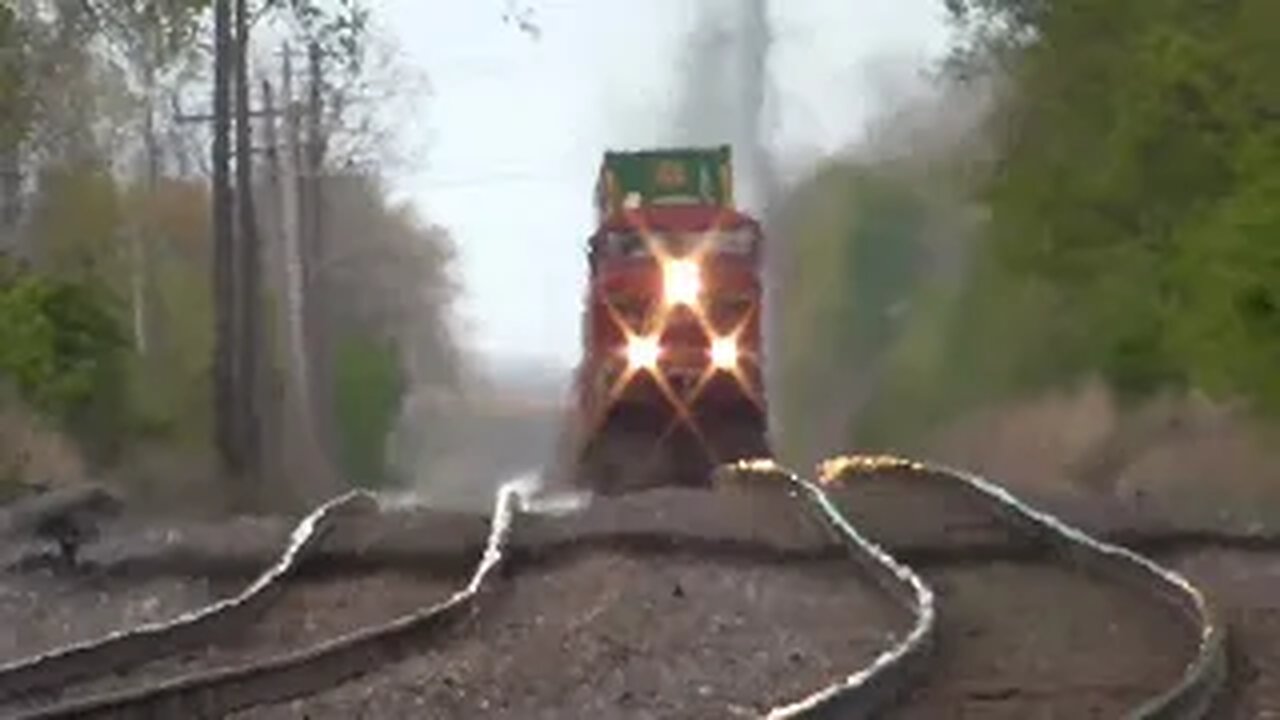 CPKC and NS Train Meet from Berea, Ohio May 6, 2023