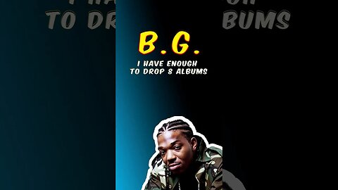 B.G. The Hot Boy Rapper Dropping The Heart of Tha Streets 3