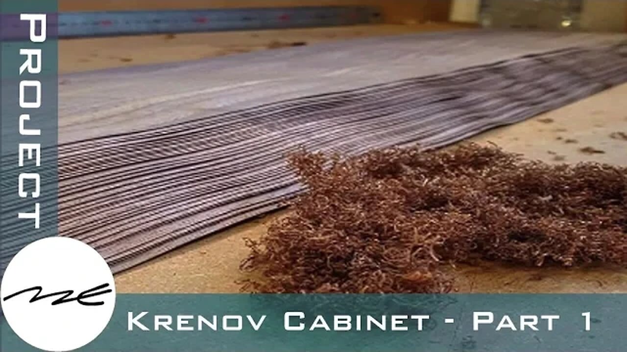 Veneering and Lipping - Making A Krenov Cabinet - Part 1/5