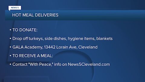 Cleveland organization to deliver hot meals to those in need this Thanksgiving