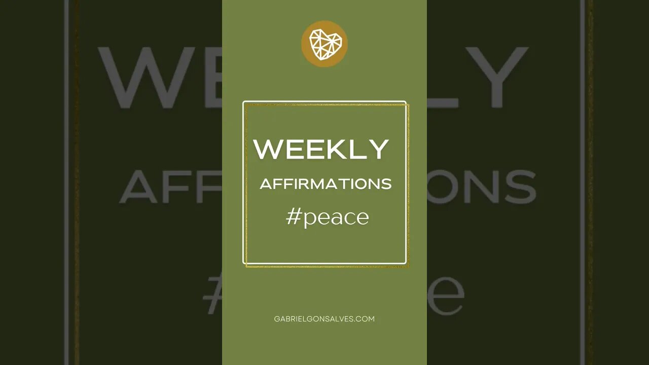 Affirmations 🕊️💙 #Peace #Harmony