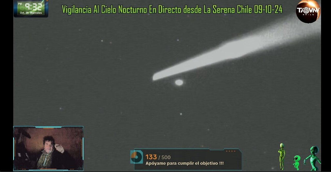 Surveillance of the Night Sky Uncle UFO Chile 09-10-24 ufo today ufo phenomenon