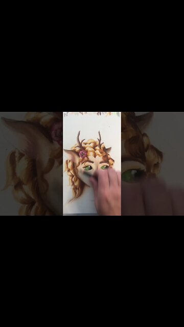 Deer Child #chillstream #drawings #prismacolor