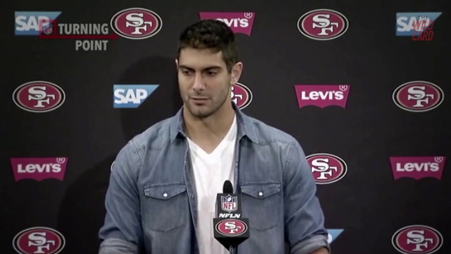 Jimmy Garoppolo On Leading The 49ers Over The Titans