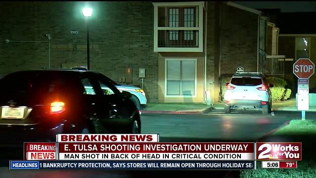 Man critically injured in south Tulsa shooting