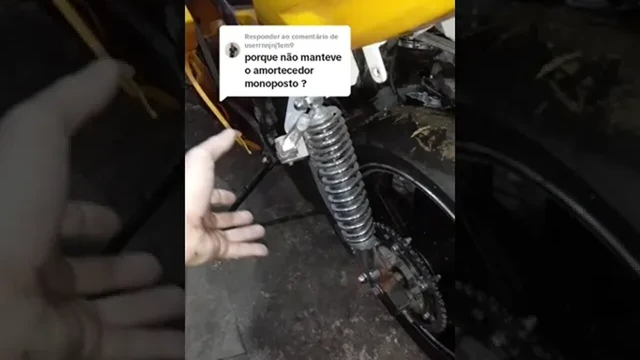 Amortecedor Duplo na moto a diesel ? - Perguntas Feitas na Rede Vizinha (Aquela que as "muié dança")