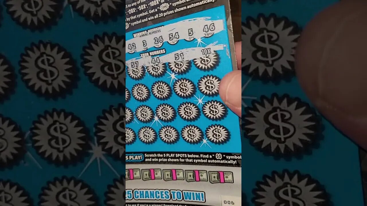 10X $20 Lottery Ticket Winner #shorts #lottery