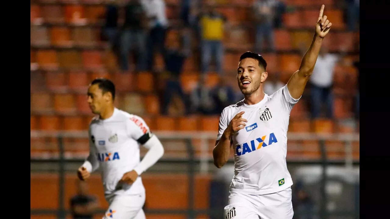 Gol de Jean Mota - Santos 2 x 2 Vitória - Narração de José Manoel de Barros