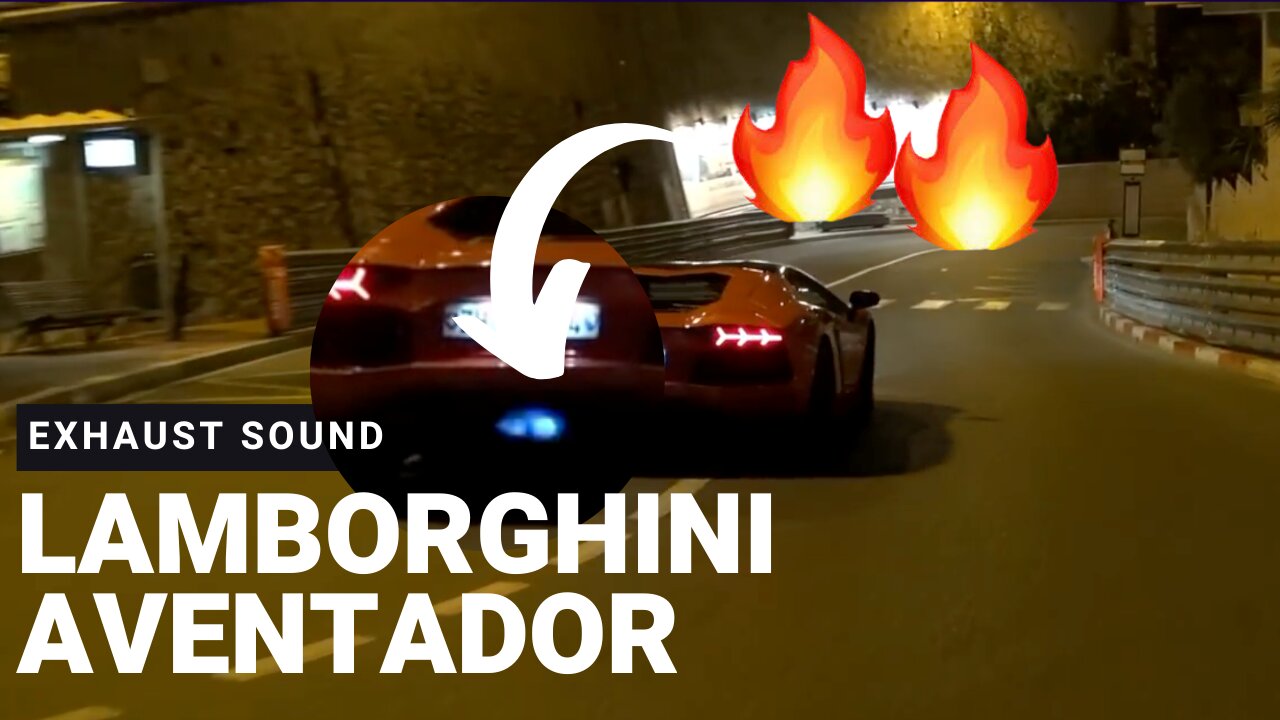 Lamborghini Aventador FIRE 🔥🔥 EXHAUST SOUND !!