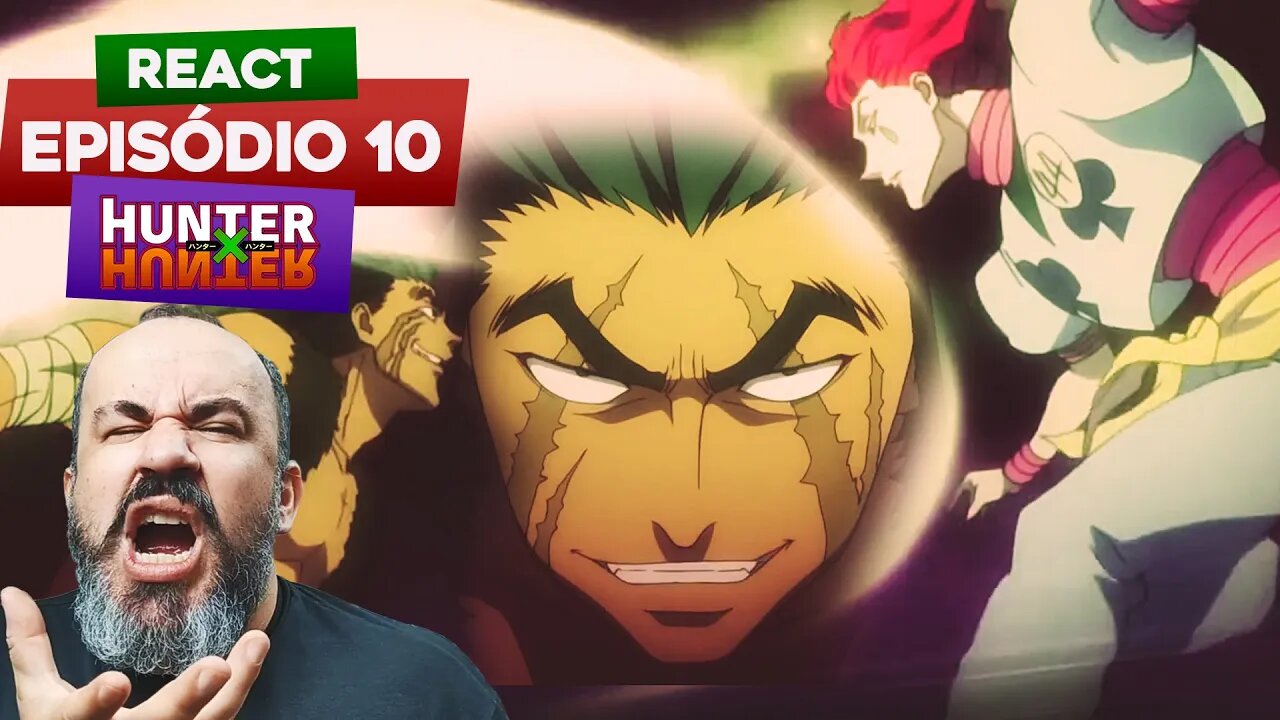 HISOKA NÃO PERDOA MESMO!🕷🔥| React HUNTER X HUNTER episódio 10 temporata 1