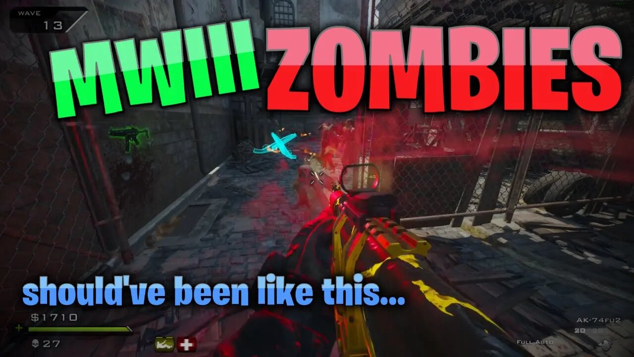 Here's What MW3 Zombies SHOULD'VE Been.. (MWZ Mod)