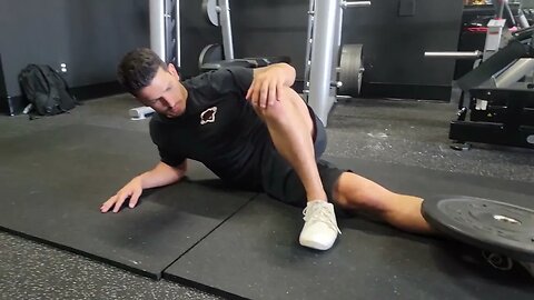 Side Laying Single Leg Adduction Plate Lifts