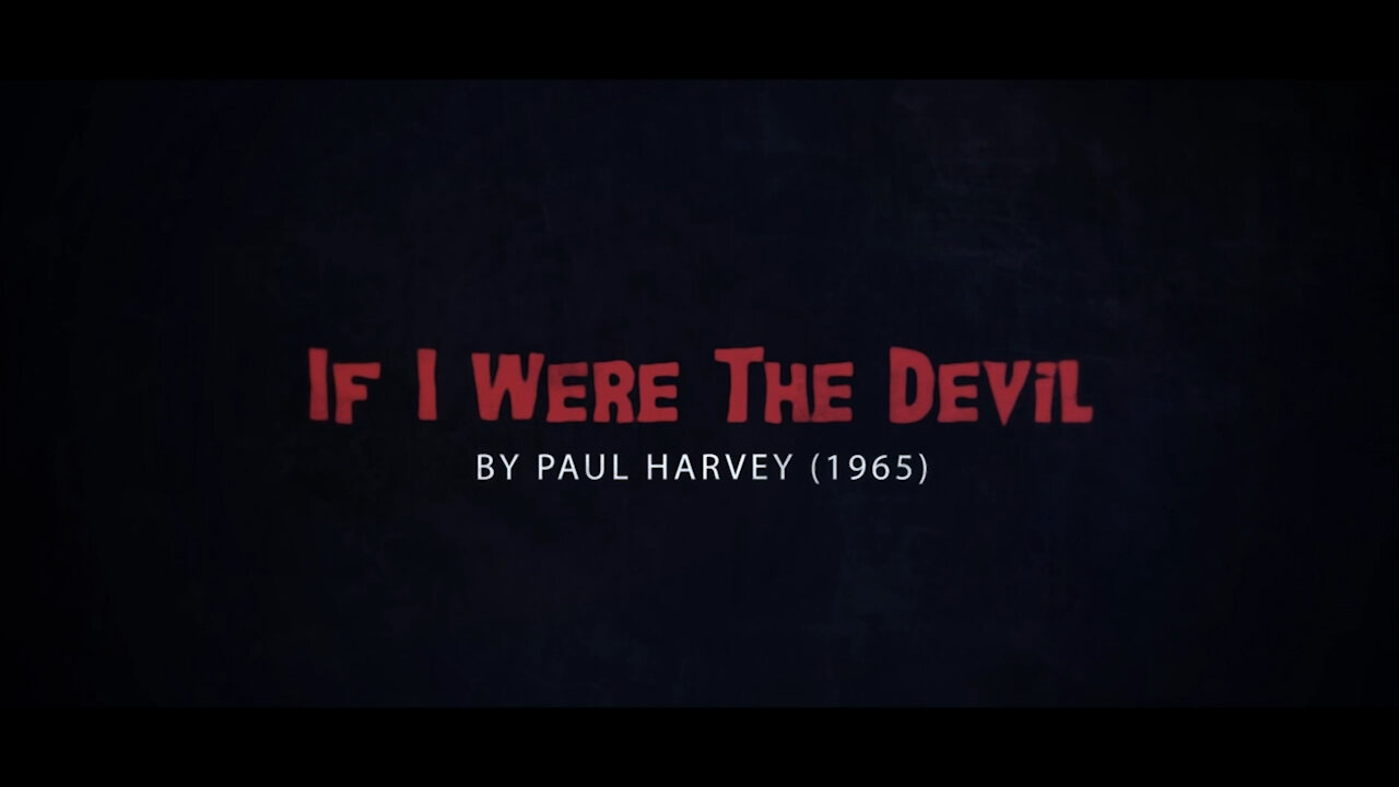 If I Were The Devil