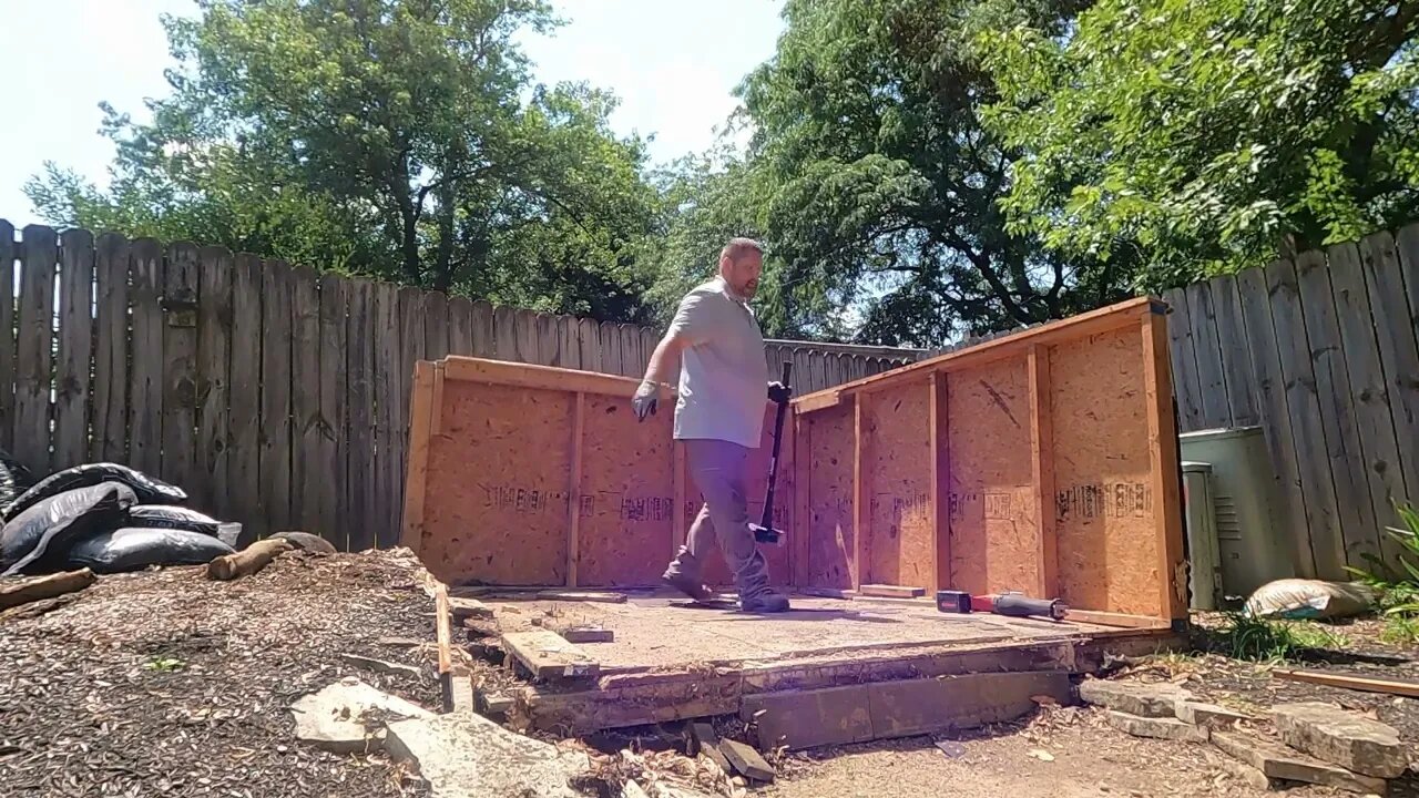 We Demo a Shed Top To Bottom As you Watch! Learn to DIY! See It step by step!