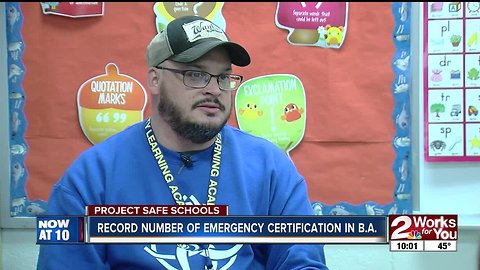 Record broken for emergency teacher certifications