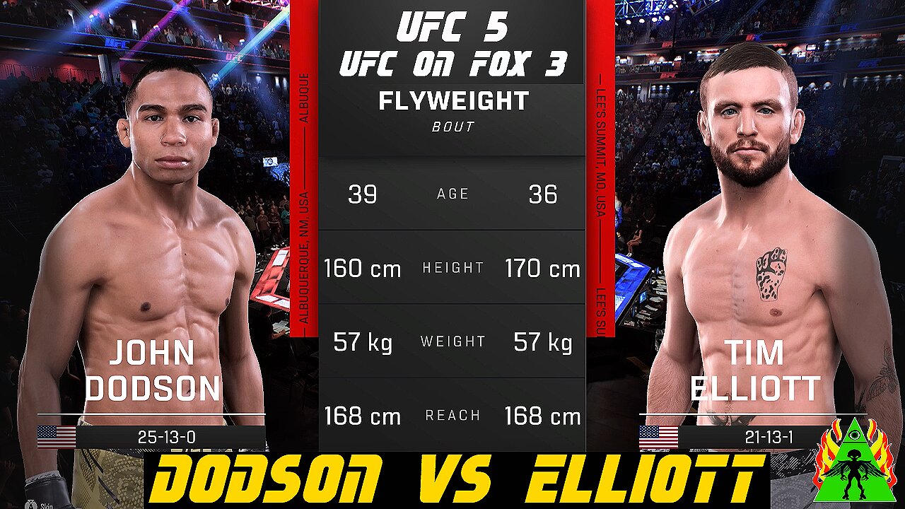 UFC 5 - DODSON VS ELLIOTT