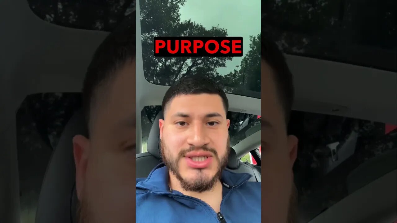 WHATS MORE IMPORTANT PURPOSE OR HAPPINESS?
