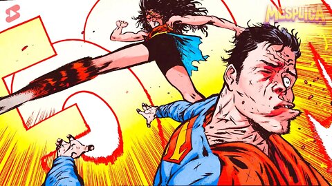 MULHER MARAVILHA ARREBENTOU SUPERMAN