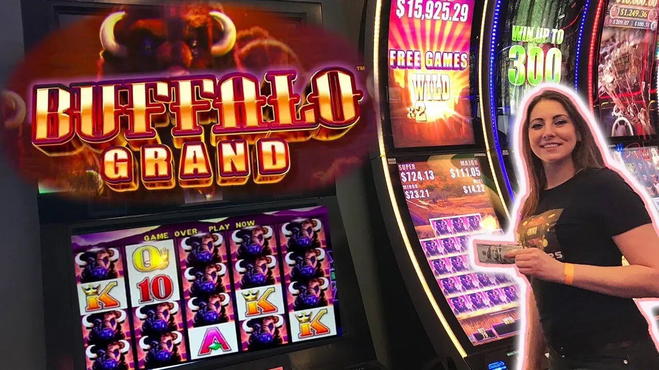 💛 BIG Buffalo Grand Line Hit WIN$ 💛 Fun with Melissa | Slot Ladies