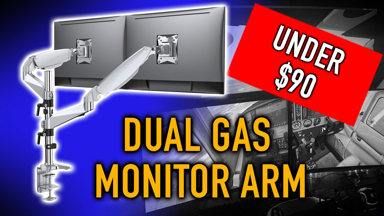 $85 Dual Gas Monitor Arm from Atumtek - Unboxing, Setup, and Review