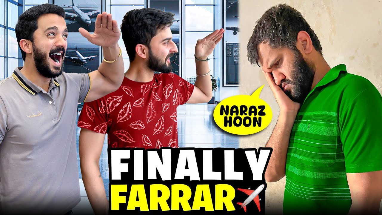 Ballu and Haider Farrar✈️Surprise Travel for Dogar😂