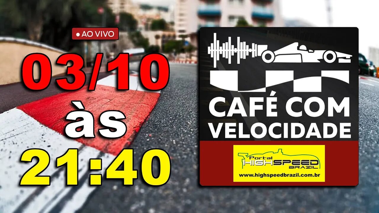 CAFÉ COM VELOCIDADE | Fórmula 1 GP de Singapura e a vitória de Sergio Perez | Ao Vivo