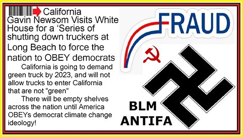 TRUCKER SHUTDOWN 2023 (by the democrats)