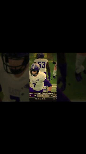 YEAR 3 REAPERS FOOTBALL: Week 5 3rd Quarter | A QB'S FALL #shorts