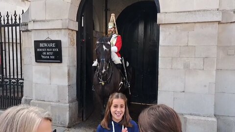 Tourist kisses the horse the horse scares the tourist the tourist kisses the horse 23 September 2022