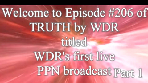 WDRs first live show on PPN part 1