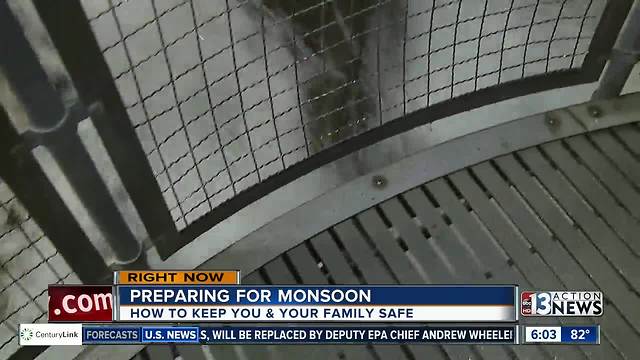 Preparing for monsoon and flash floods across the Las Vegas valley