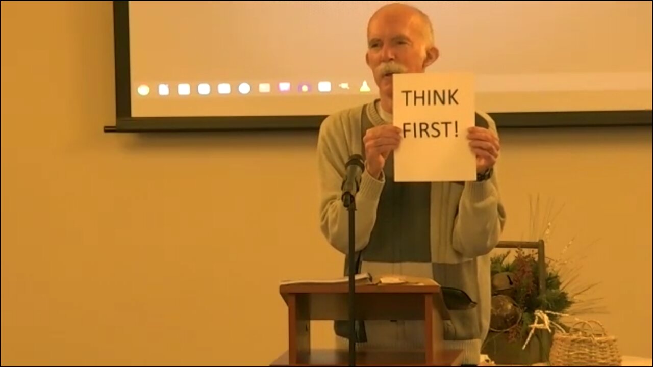 Philippians 4 Think First by Jerry McMillin
