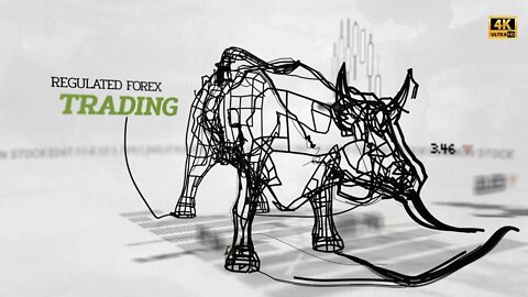 After Effects Template - Charging Bull of Wall Street