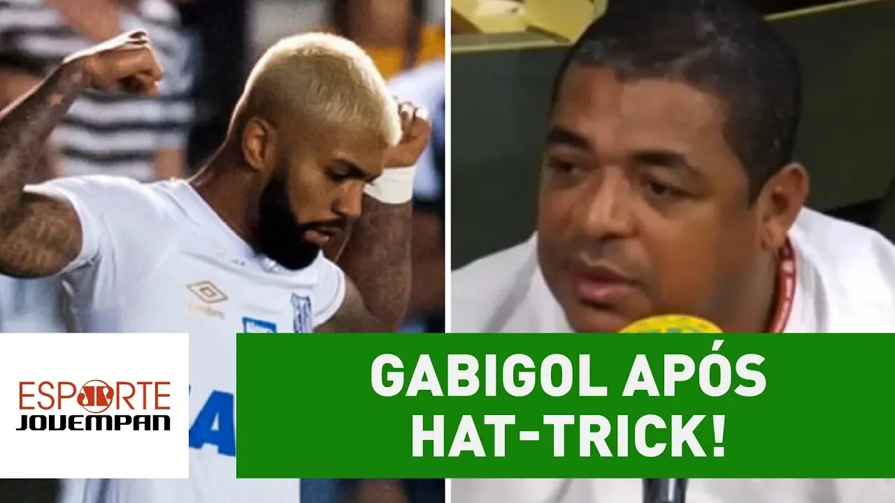 OLHA o que VAMPETA falou de GABIGOL após HAT-TRICK!
