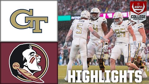 UPSET ALERT 🚨 Florida State Seminoles vs. Georgia Tech Yellow Jackets | Full Game Highlights
