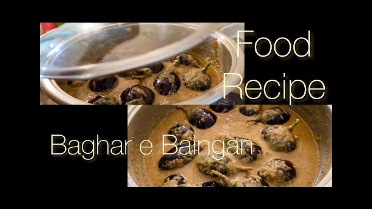 How to cook Baghar e Baingan | Eggplant Food Recipe | Tasty Food Cooking vlog | #easyrecipe #recipe