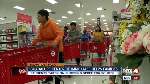 Students get shopping spree for college needs