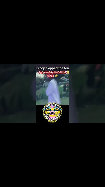 Fence jumping 101 #police #funny #fence #jump #viral #fypシ #shorts