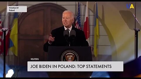 US President Joe Biden in Poland