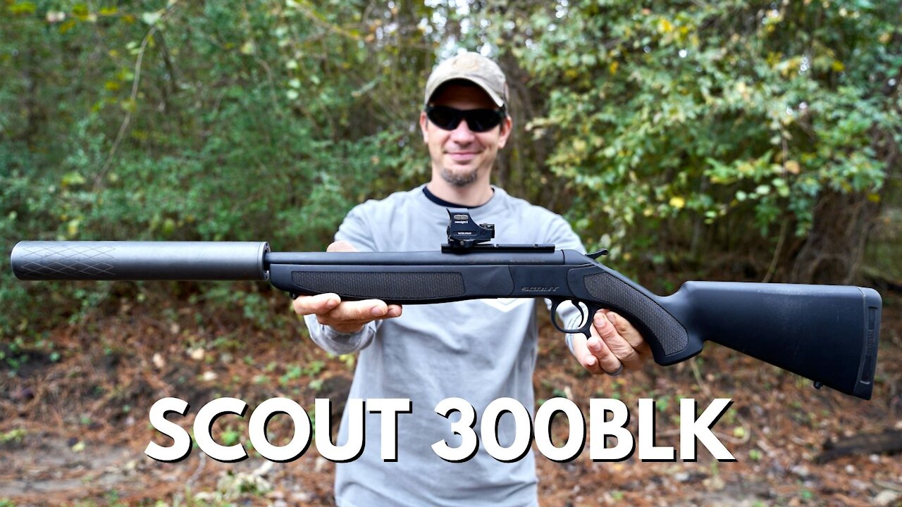 Suppressed 300BLK CVA Scout!