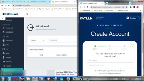 How To Get Free Up To 2222 Dogecoin Every Hour At DOGEfree & Get 35 Signup Bonus Payeer Payout