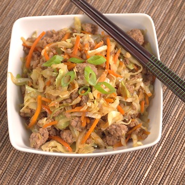 If you like egg rolls you're going to love this healthier AND tastier version!