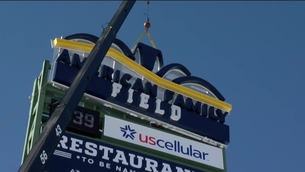 American Family Field sign officially unveiled